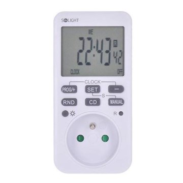 Digitalni nedeljni vremenski prekidač 16A/230V