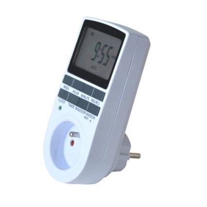 Digitalni nedeljni vremenski prekidač 16A/230V