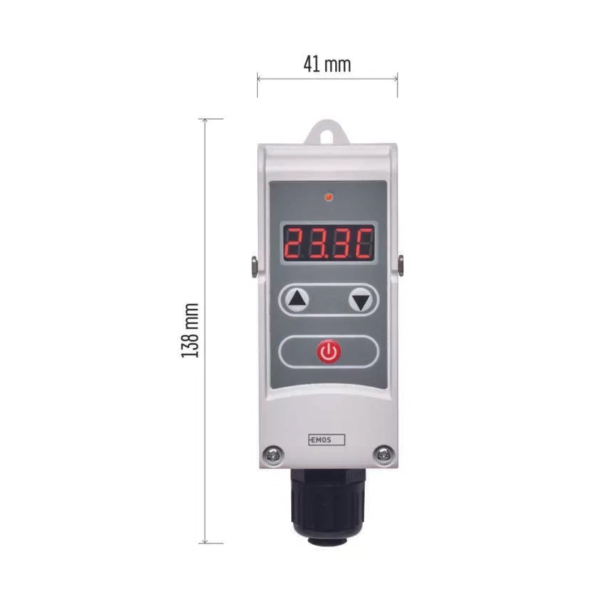 Digitalni površinski termostat 230V