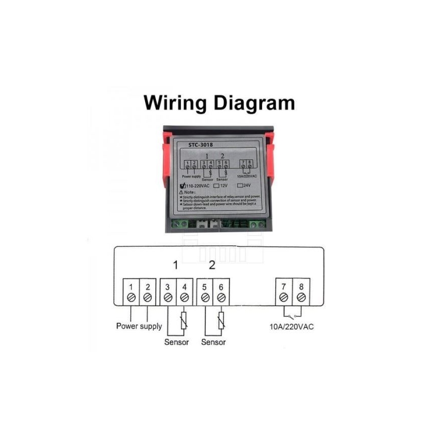 Digitalni termostat 3W/230V