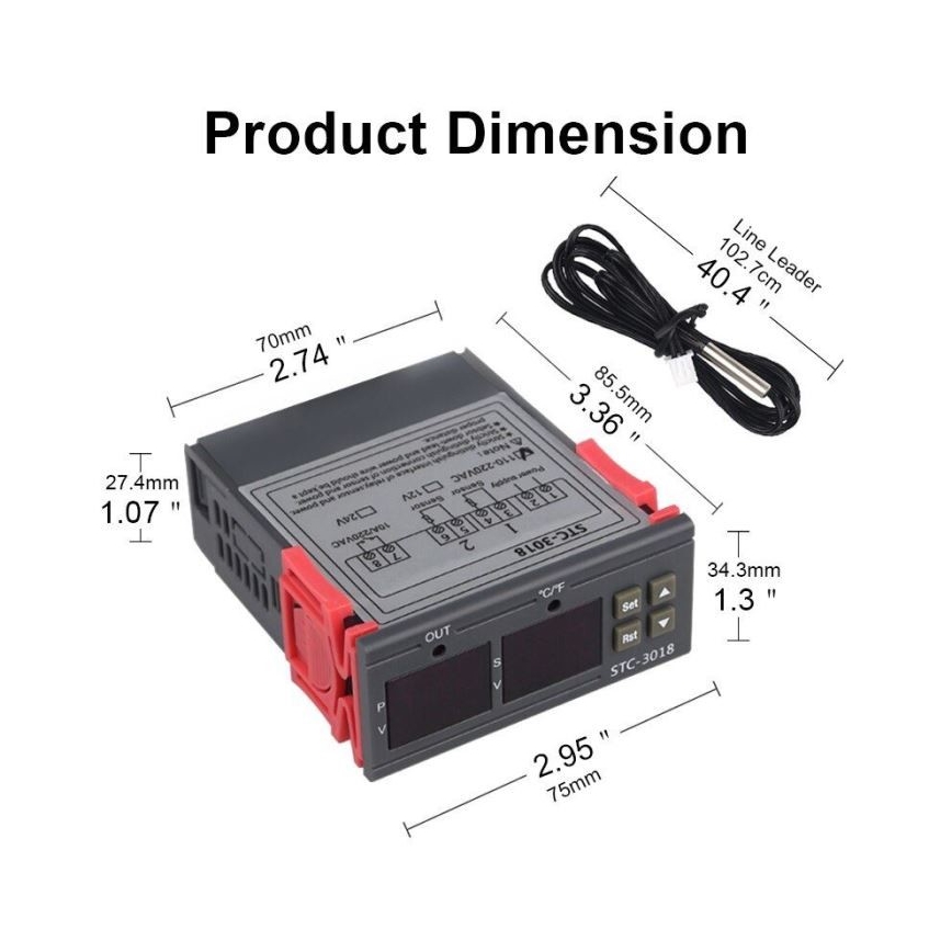 Digitalni termostat 3W/230V