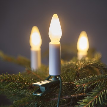 Dodatni LED spoljašnji niz FELICIA FILAMENT 20xE10 14m bela/topla bela IP44, Proizvedeno u Češkoj