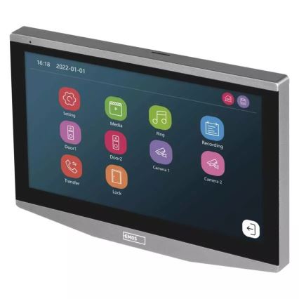 Dodatni monitor za video-interfon GoSmart 12V Wi-Fi Tuya