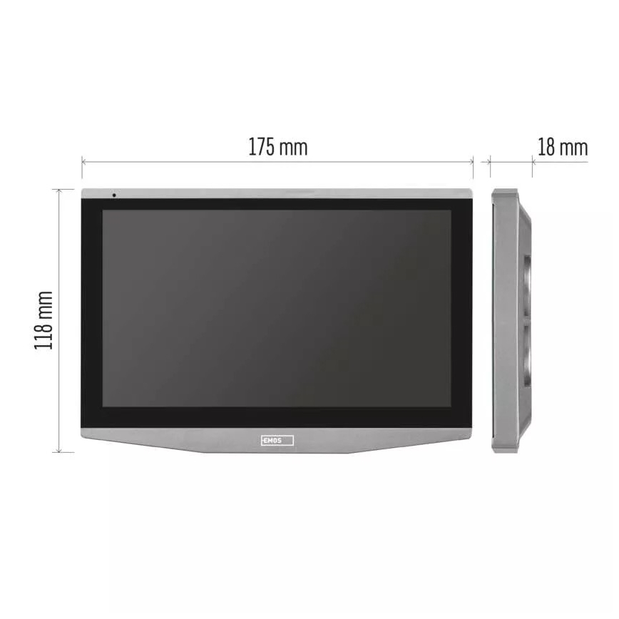 Dodatni monitor za video-interfon GoSmart 12V Wi-Fi Tuya