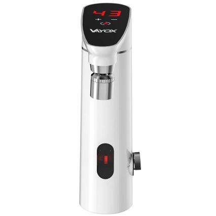 Dodirni protočni grejač vode sa senzorom i LED displejem, 3000 W/230 V, IPX4, bela