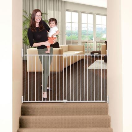 Dreambaby - Sigurnosna kapija BROADWAY 76-134,5 cm bela