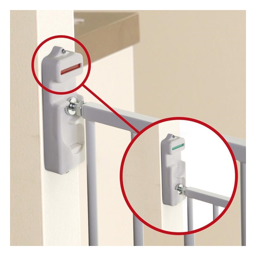 Dreambaby - Sigurnosna kapija BROADWAY 76-134,5 cm bela