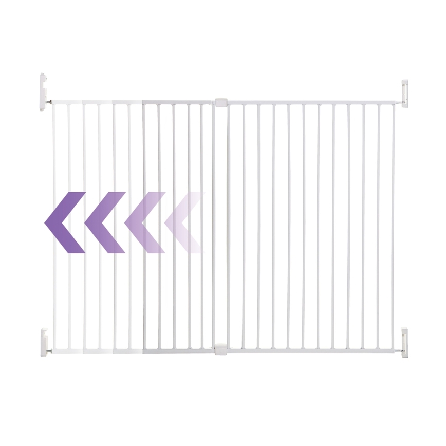 Dreambaby - Sigurnosna kapija BROADWAY 76-134,5 cm bela