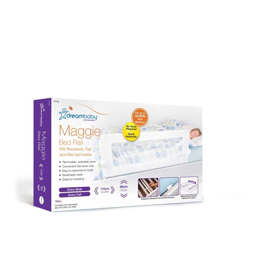 Dreambaby - Sigurnosna ograda za krevet MAGGIE 110x50 cm