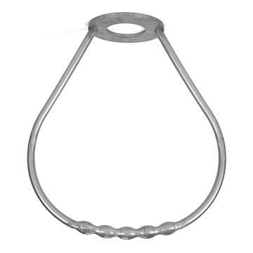 Drška za luster, plastična, srebrne boje