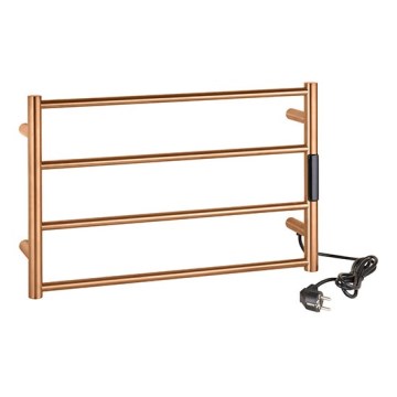 Držač peškira 56x37 cm, inox/bakar