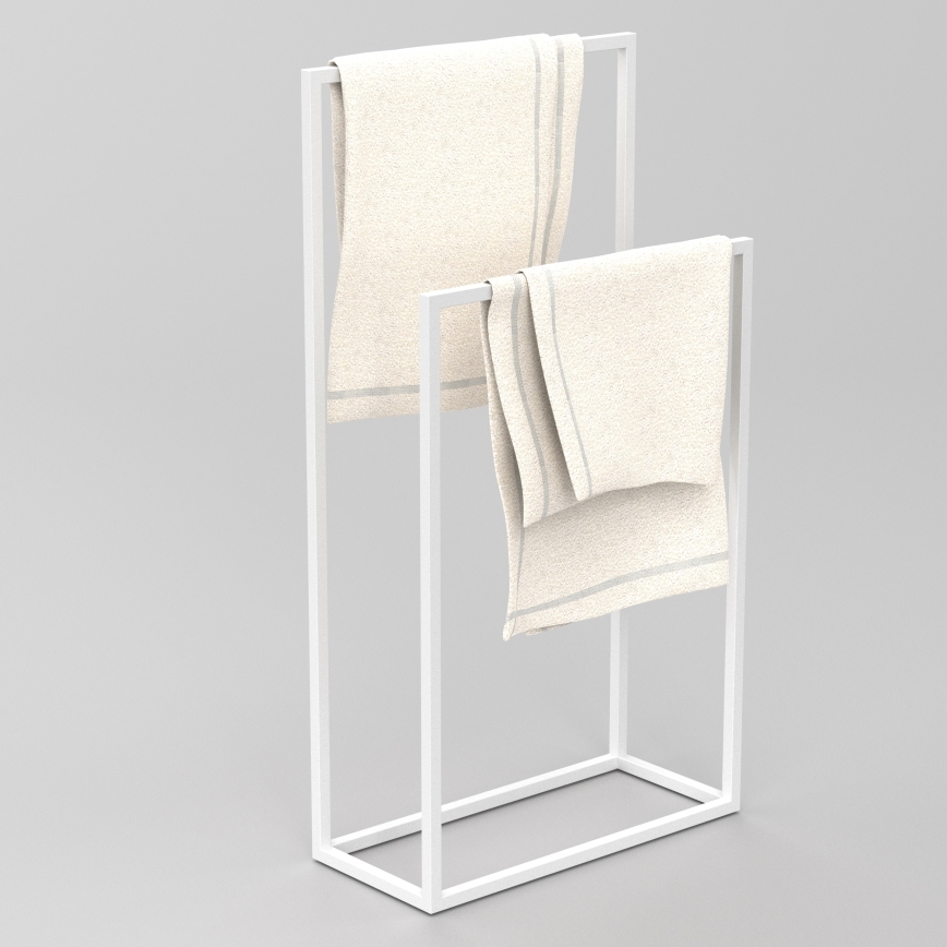 Držač peškira 85x45 cm beo