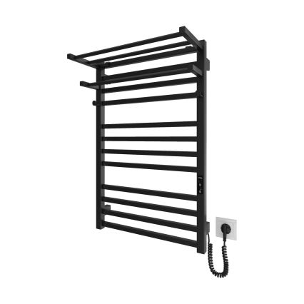 Držač peškira za kupatilski radijator HF SHEFFIELD 52x20,4 cm crne boje