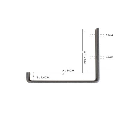 Držač toaletnog papira 12x14 cm