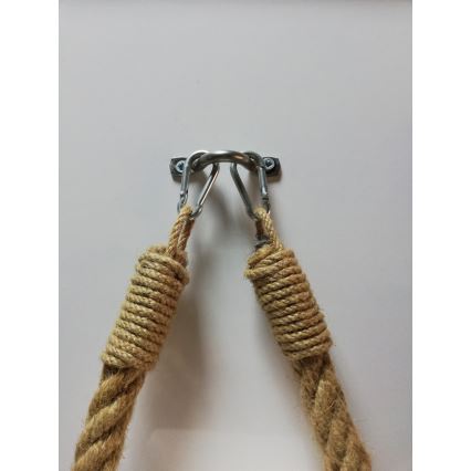 Držač toaletnog papira BORU od užeta 22x14 cm braon