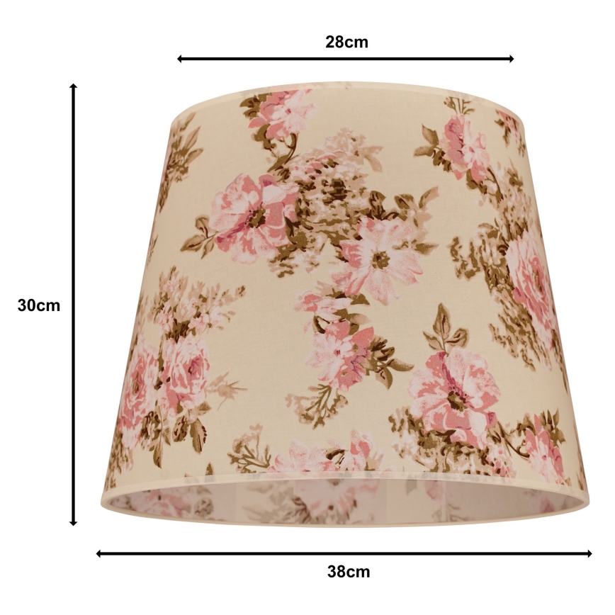 Duolla - Abažur za luster CLASSIC L E27 Ø 38 cm ružičasta