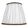 Duolla - Abažur za stolnu i podnu lampu E27, prečnik 18,5 cm, bela/braon