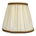 Duolla - Abažur za stonu i podnu lampu E27, prečnik 18,5 cm, krem/braon