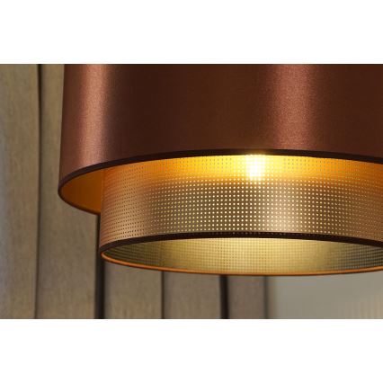 Duolla - Bakarni plafonski luster COPPER SHINY 1xE27/15W/230V prečnik 45 cm