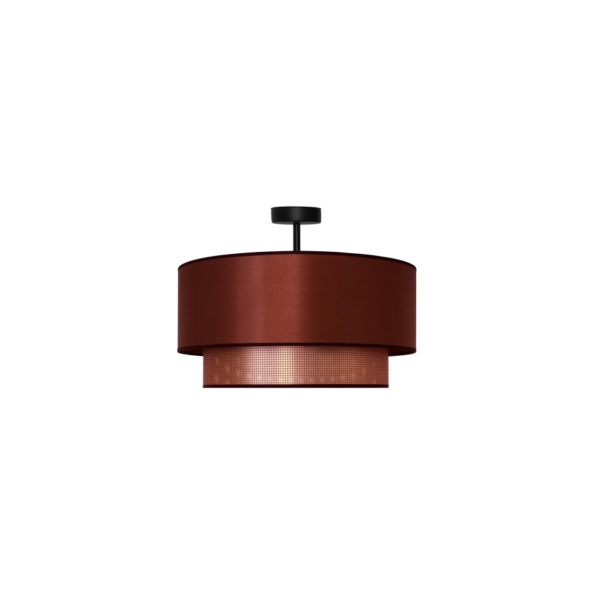 Duolla - Bakarni plafonski luster COPPER SHINY 1xE27/15W/230V prečnik 45 cm
