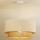 Duolla - BOHO luster na sajli 1xE27/40W/230V, prečnik 45 cm, krem/braon