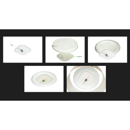 Duolla - LED dečije plafonsko svetlo CORTINA LED/26W/230V prečnik 40 cm 4000K