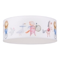 Duolla - LED Dečije plafonsko svetlo CORTINA LED/26W/230V prečnik 40 cm 4000K