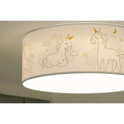 Duolla - LED Dečije plafonsko svetlo CORTINA LED/26W/230V prečnika 40 cm 4000K