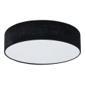 Duolla - LED plafonjera CORTINA LED/26W/230V prečnik 30 cm 4000K crna