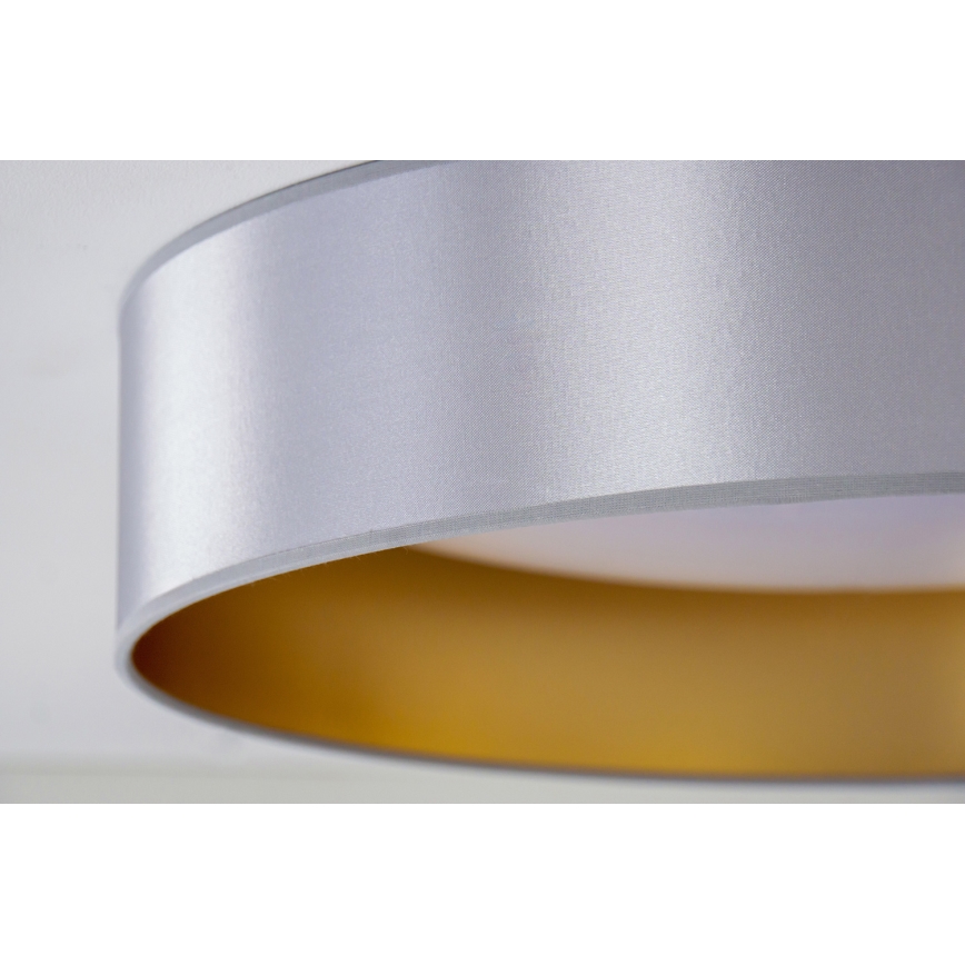 Duolla - LED plafonjera ROLLER LED/24W/230V prečnik 45 cm srebrna/zlatna