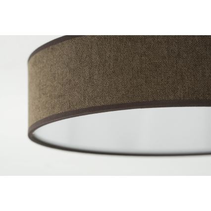Duolla - LED plafonska svetiljka CORTINA LED/26W/230V, prečnik 30 cm, 4000K, braon