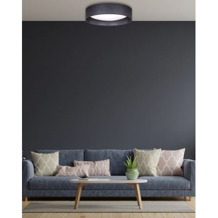 Duolla - LED plafonska svetiljka ROLLER LED/24W/230V, prečnik 45 cm, antracit