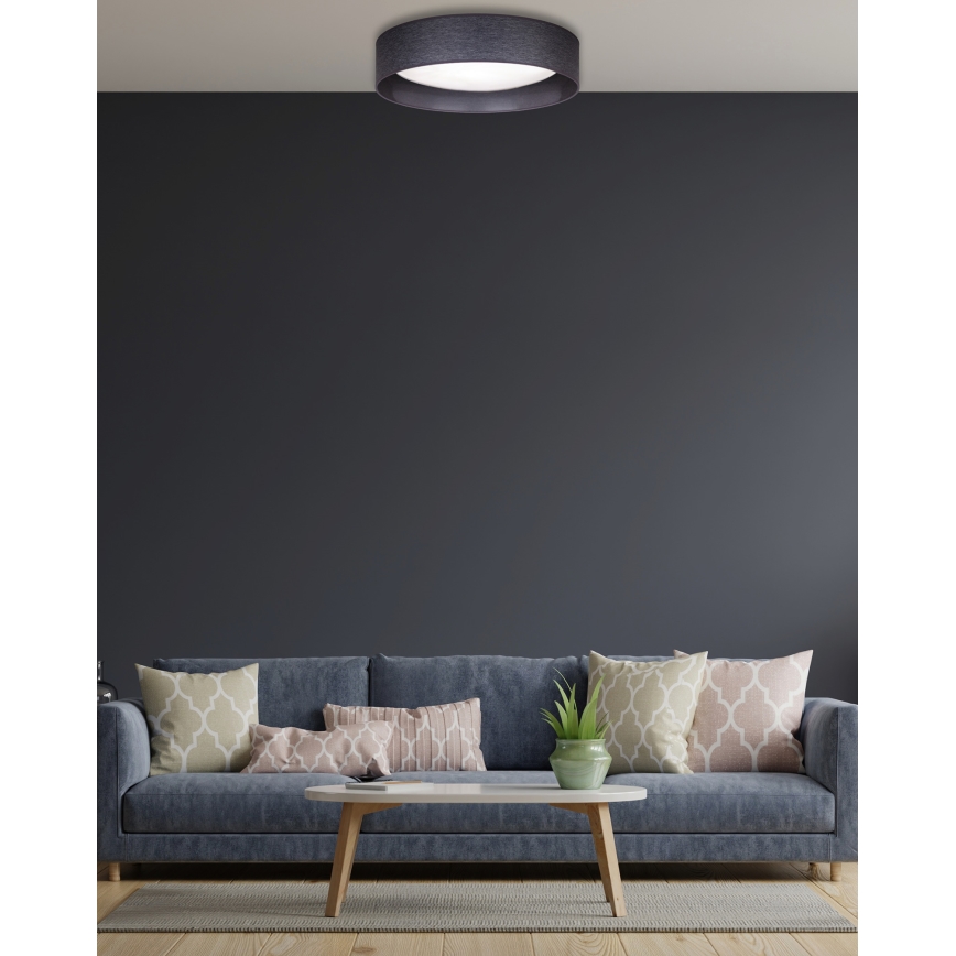 Duolla - LED plafonska svetiljka ROLLER LED/24W/230V, prečnik 45 cm, antracit