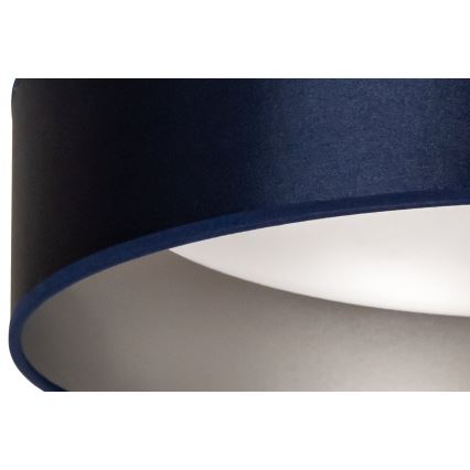 Duolla - LED plafonska svetiljka ROLLER LED/24W/230V prečnika 45 cm plava/srebrna