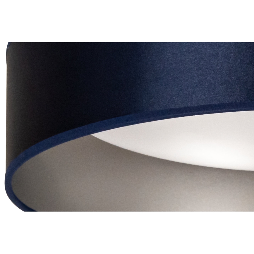 Duolla - LED plafonska svetiljka ROLLER LED/24W/230V prečnika 45 cm plava/srebrna