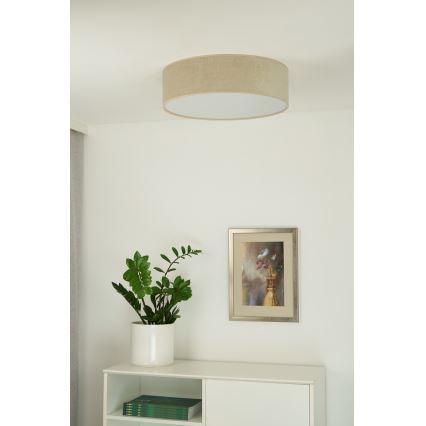 Duolla - LED plafonsko svetlo CORTINA LED/26W/230V, prečnik 30 cm, 4000K, bež