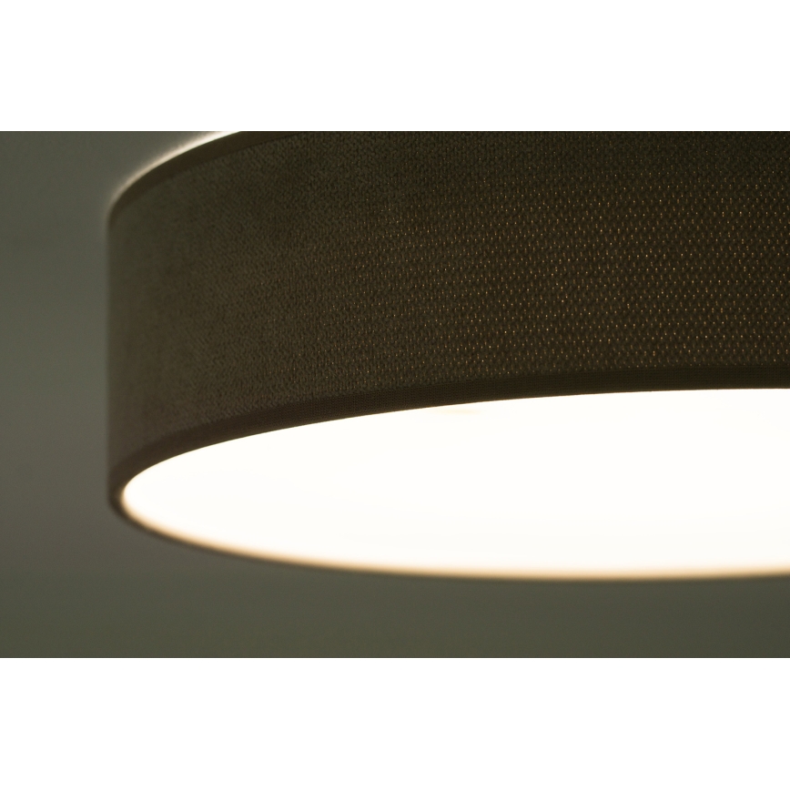 Duolla - LED plafonsko svetlo CORTINA LED/26W/230V prečnik 30 cm 4000K braon