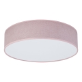 Duolla - LED plafonsko svetlo CORTINA LED/26W/230V, prečnik 30 cm, 4000K, ružičasta