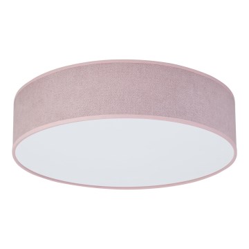 Duolla - LED plafonsko svetlo CORTINA LED/26W/230V, prečnik 30 cm, 4000K, ružičasta