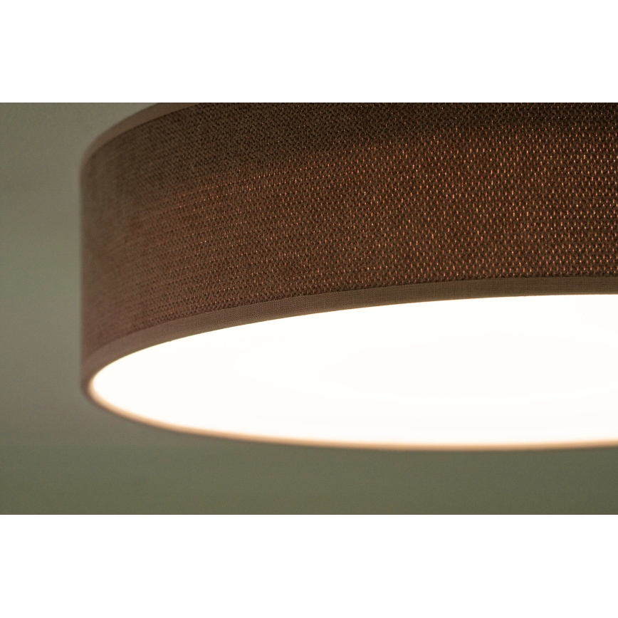 Duolla - LED plafonsko svetlo CORTINA LED/26W/230V, prečnik 30 cm, 4000K, ružičasta