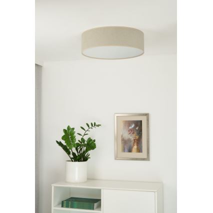 Duolla - LED plafonsko svetlo CORTINA LED/26W/230V, prečnik 45 cm, 4000K, bež