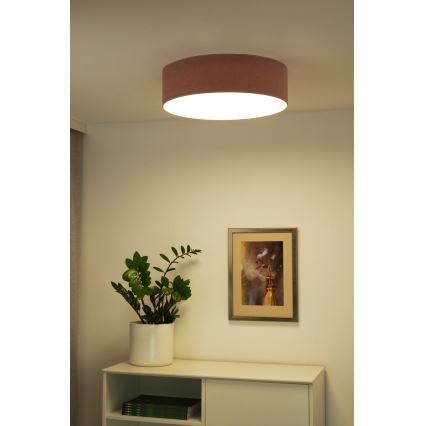Duolla - LED plafonsko svetlo CORTINA LED/26W/230V prečnik 45 cm 4000K ružičasta