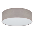 Duolla - LED plafonsko svetlo CORTINA LED/26W/230V prečnika 45 cm 4000K braon