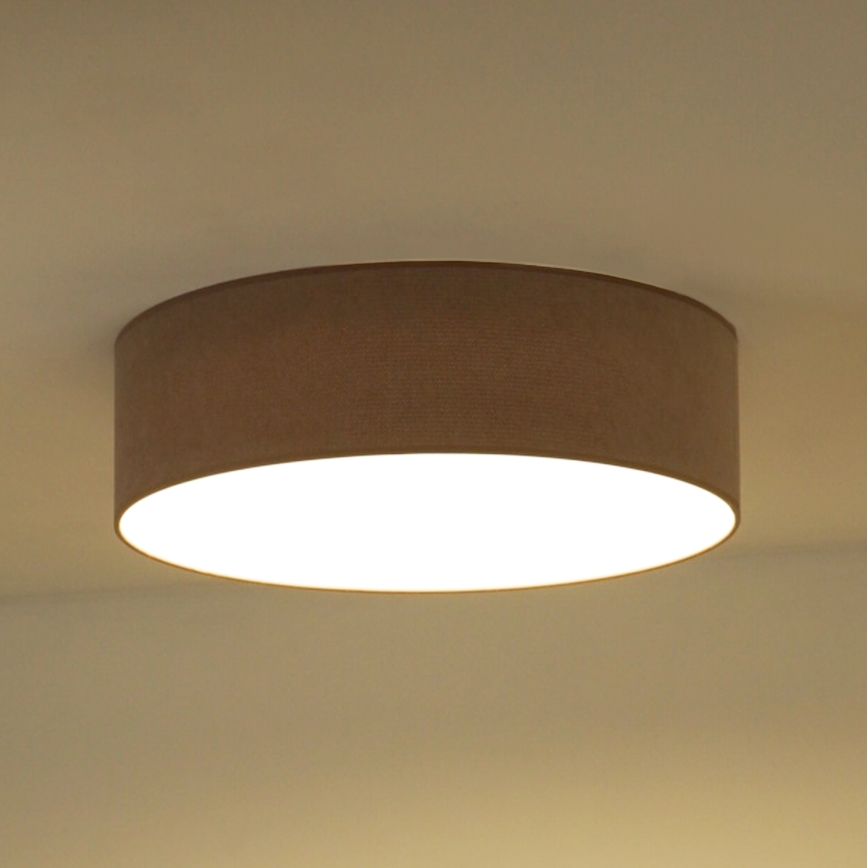 Duolla - LED plafonsko svetlo CORTINA LED/26W/230V prečnika 45 cm 4000K braon