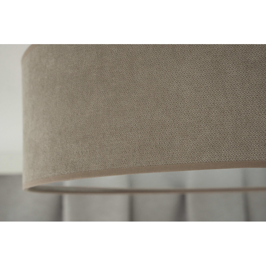 Duolla - LED plafonsko svetlo CORTINA LED/26W/230V prečnika 45 cm 4000K braon