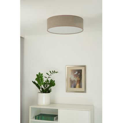 Duolla - LED plafonsko svetlo CORTINA LED/26W/230V prečnika 45 cm 4000K braon