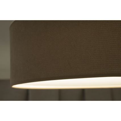 Duolla - LED plafonsko svetlo CORTINA LED/26W/230V prečnika 45 cm 4000K braon