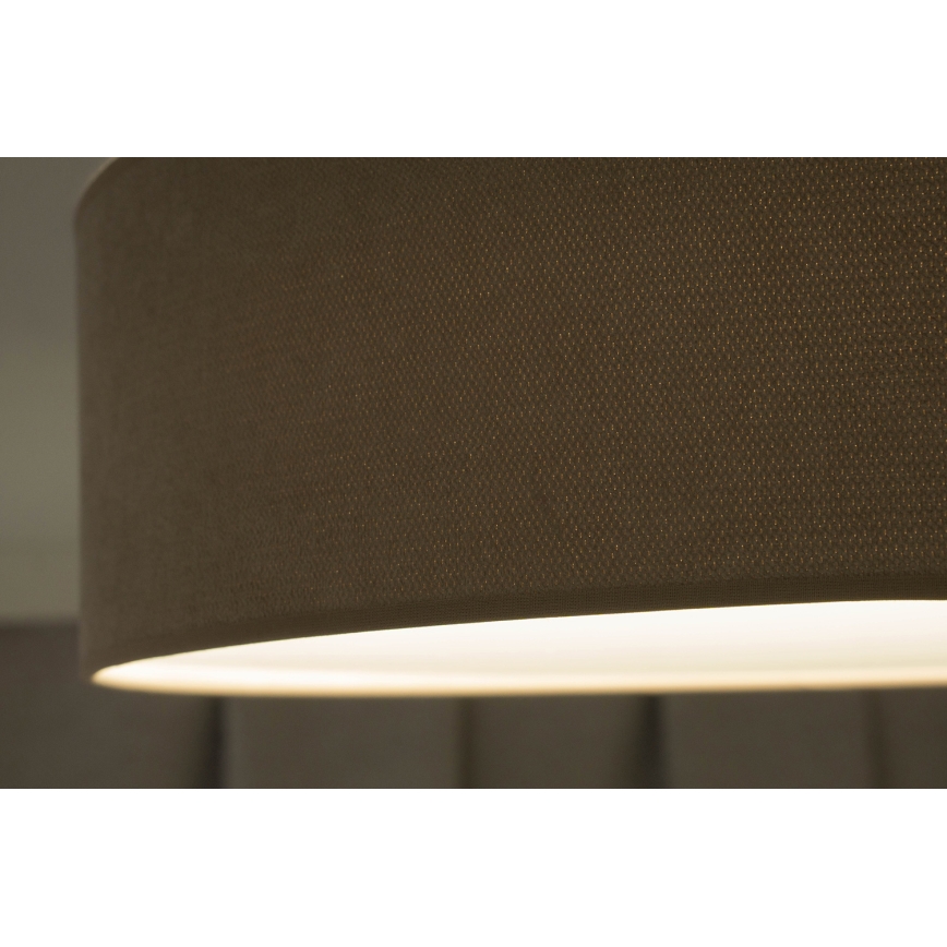 Duolla - LED plafonsko svetlo CORTINA LED/26W/230V prečnika 45 cm 4000K braon