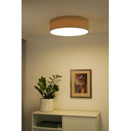 Duolla - LED plafonsko svetlo CORTINA LED/26W/230V Ø 45 cm 4000K bež