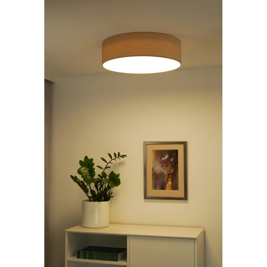 Duolla - LED plafonsko svetlo CORTINA LED/26W/230V Ø 45 cm 4000K bež